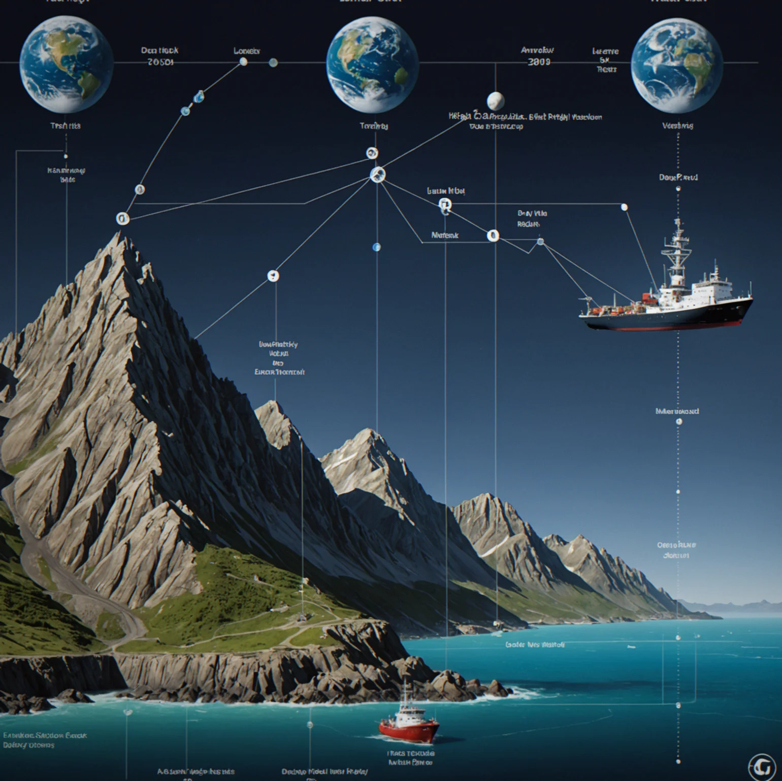 Tidal height chart showing lunar cycle variations and high water peaks over a 29-day period