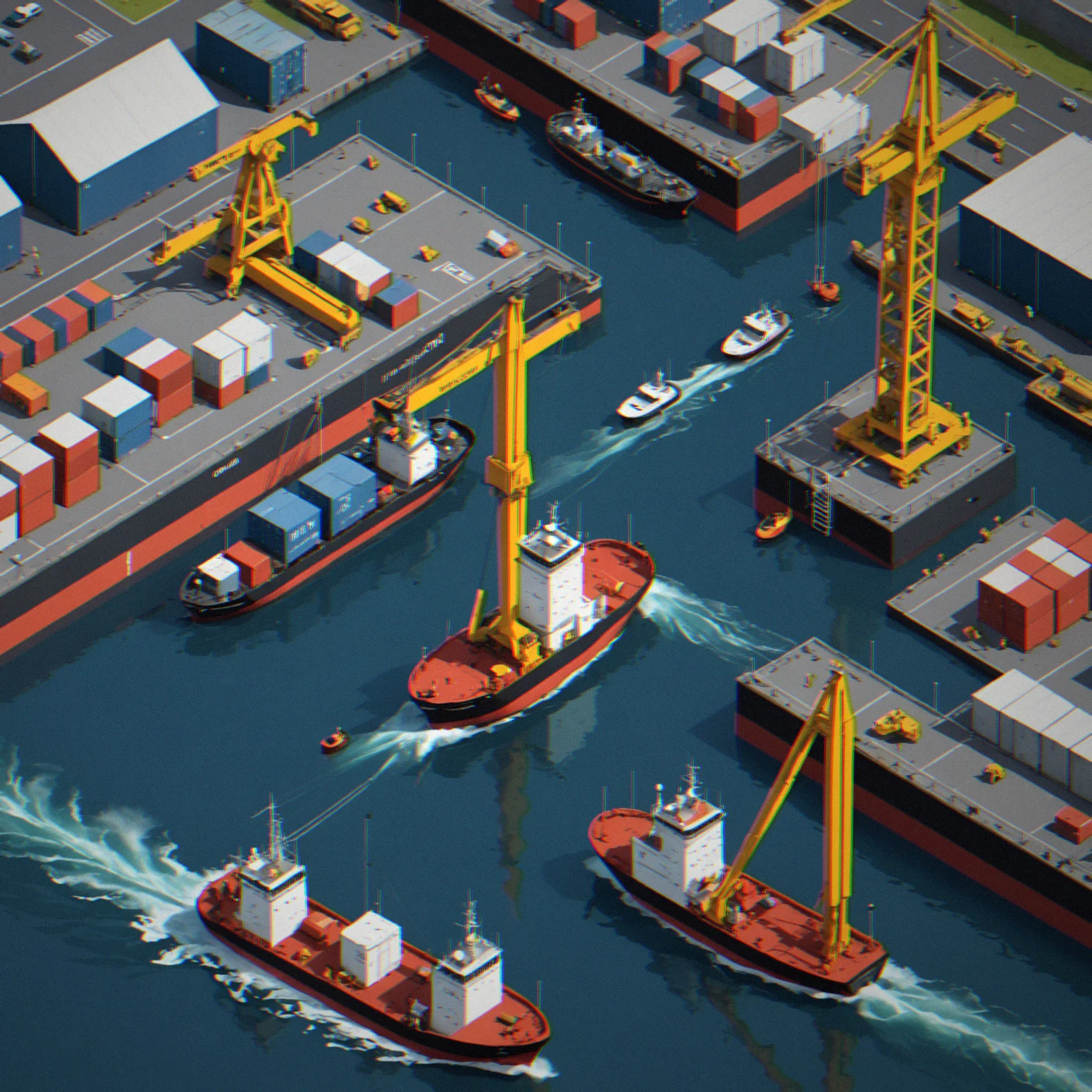 A scenario falling apart after a single crane goes down, vessels piling up at the approach channels, regulatory holds eating into your window, and then a storm warning that collapses hours of workable time into just over an hour and a half
